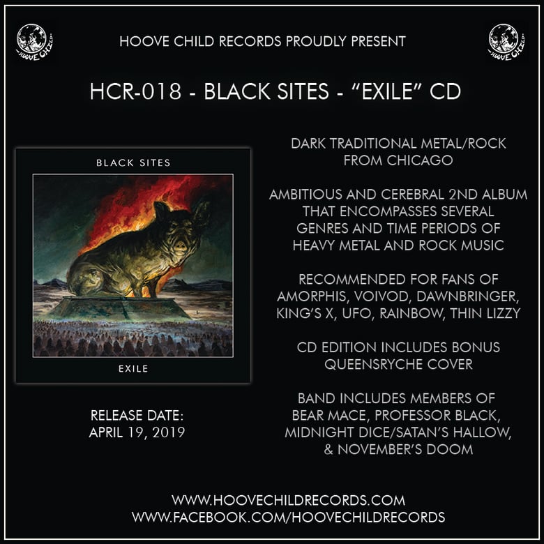 Image of Black Sites - Exile CD