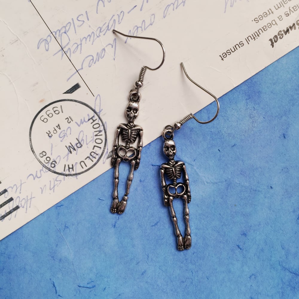 Image of LIL SKELETON EARRINGS