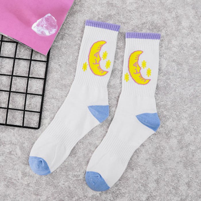 Image of KAWAII MOON SOCKS