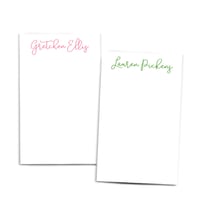 Image 1 of Personalized Script Notepad