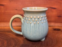 Textured Teal Cauldron Mug