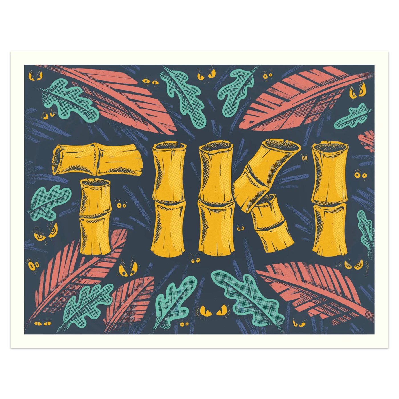 Image of Tiki Typography (Giclee)