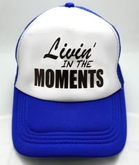 Livin' in the MOMENTS Cap - Blue and White