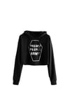 Freaky People Army Cropped Hoodie 