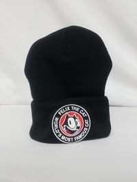 Image 1 of Red circle felix the cat Beanie 