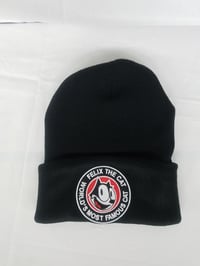 Image 4 of Red circle felix the cat Beanie 