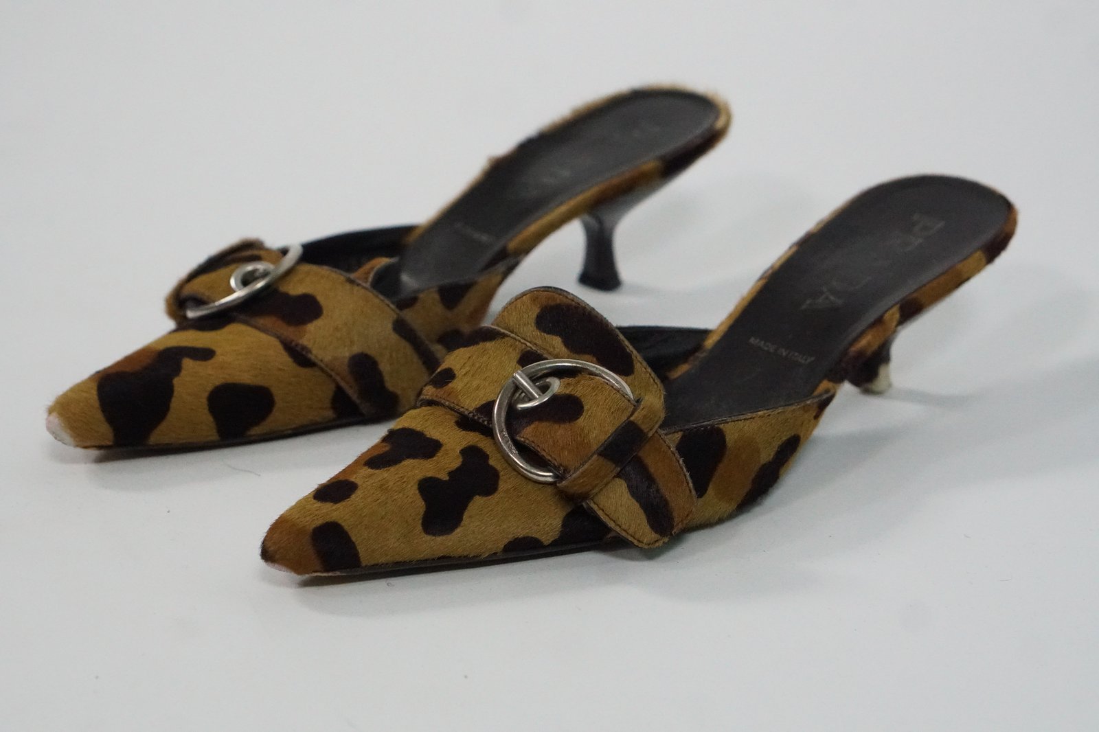 Prada Cheetah Kitten Heels | Risky Vintage