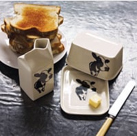 Cow Face Butter Dish