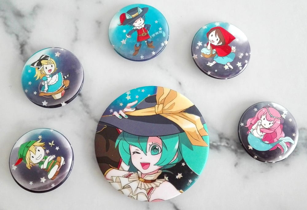 Image of Magical Storyteller Badge Set