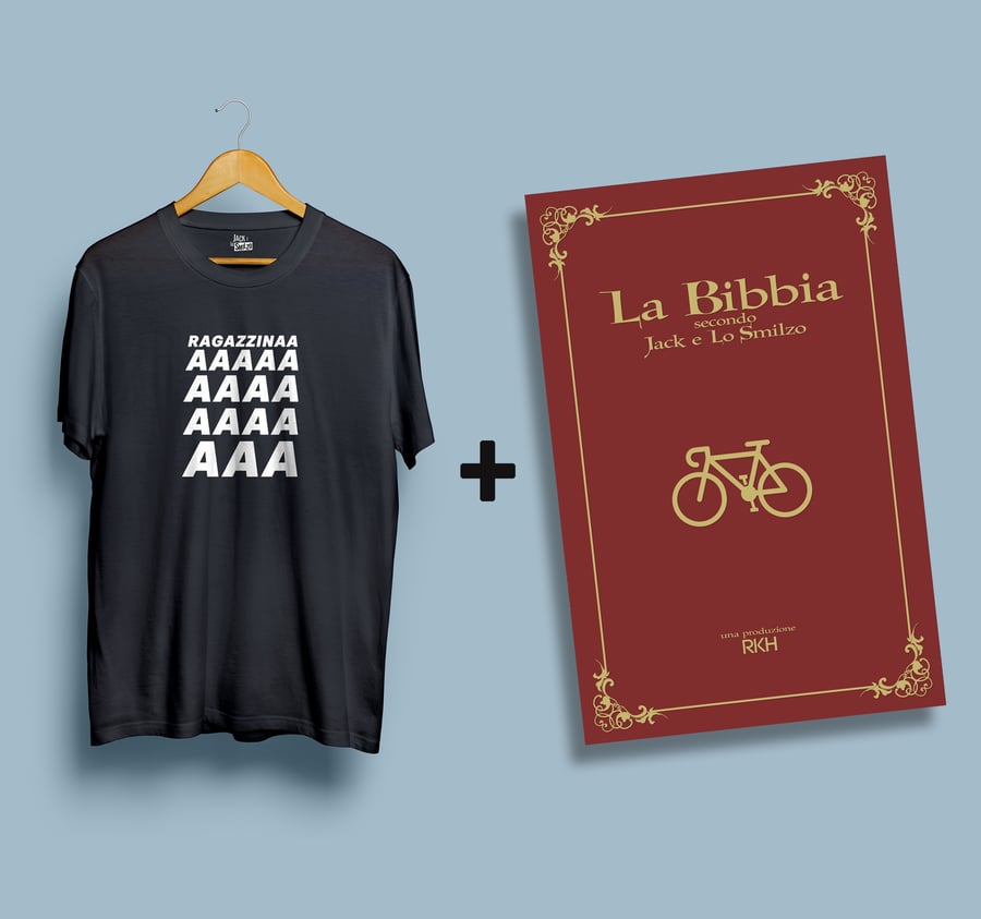 Image of SPECIAL PACK LA BIBBIA secondo Jack e Lo Smilzo + T-Shirt