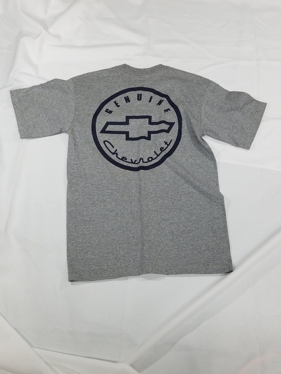 genuine Chevrolet Heather grey crew neck t-shirt | Beanies supply & goods