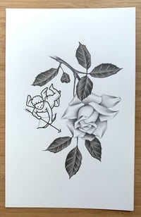 Cupid artwork and tattoo 