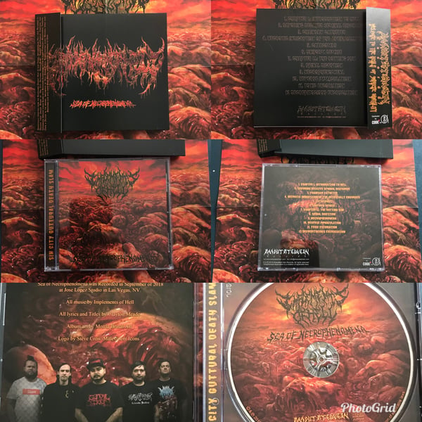 Image of Implements of Hell CD - Sea of Necrophenomena 