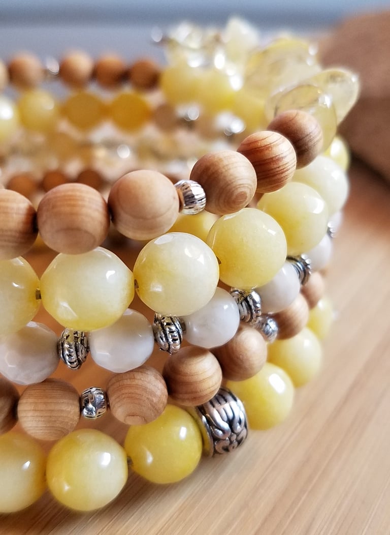 Spring Statement Bracelet in Yellow Image 2