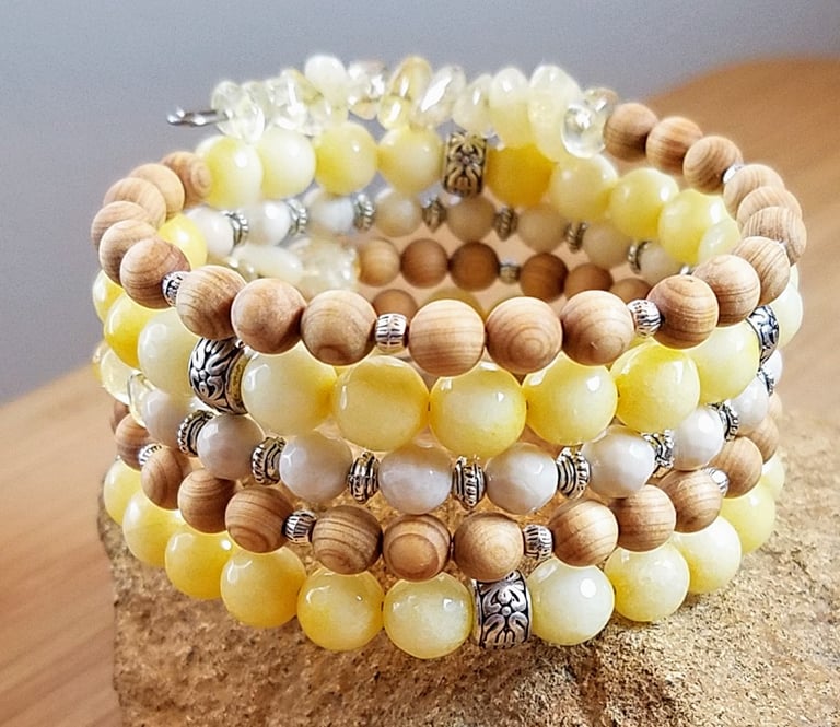 Spring Statement Bracelet in Yellow 