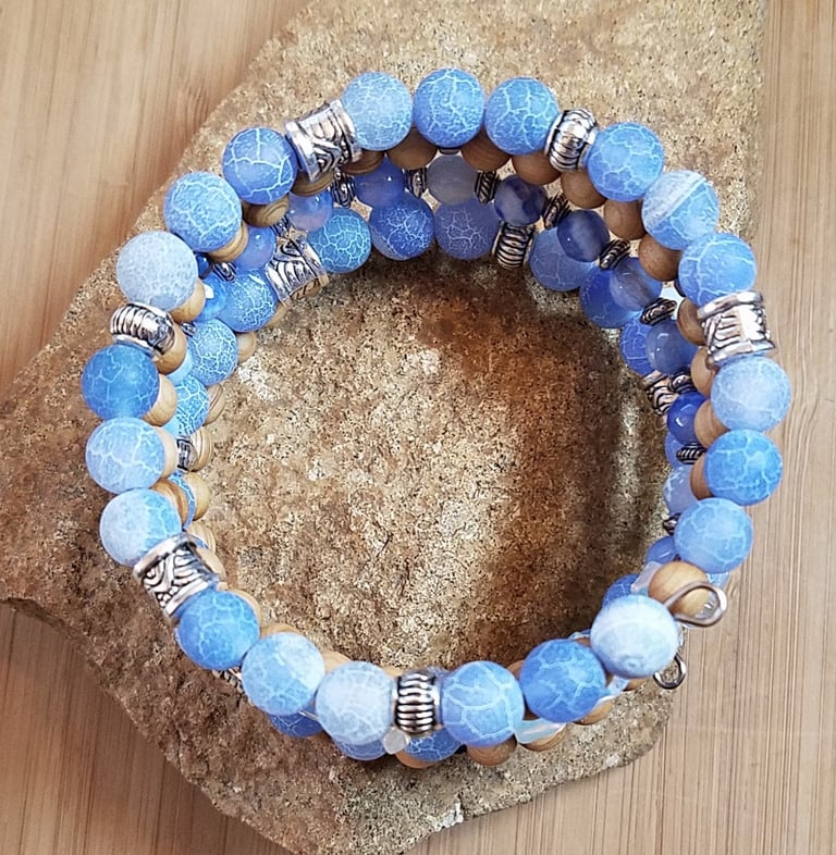 Spring Statement Bracelet in Blue Image 2