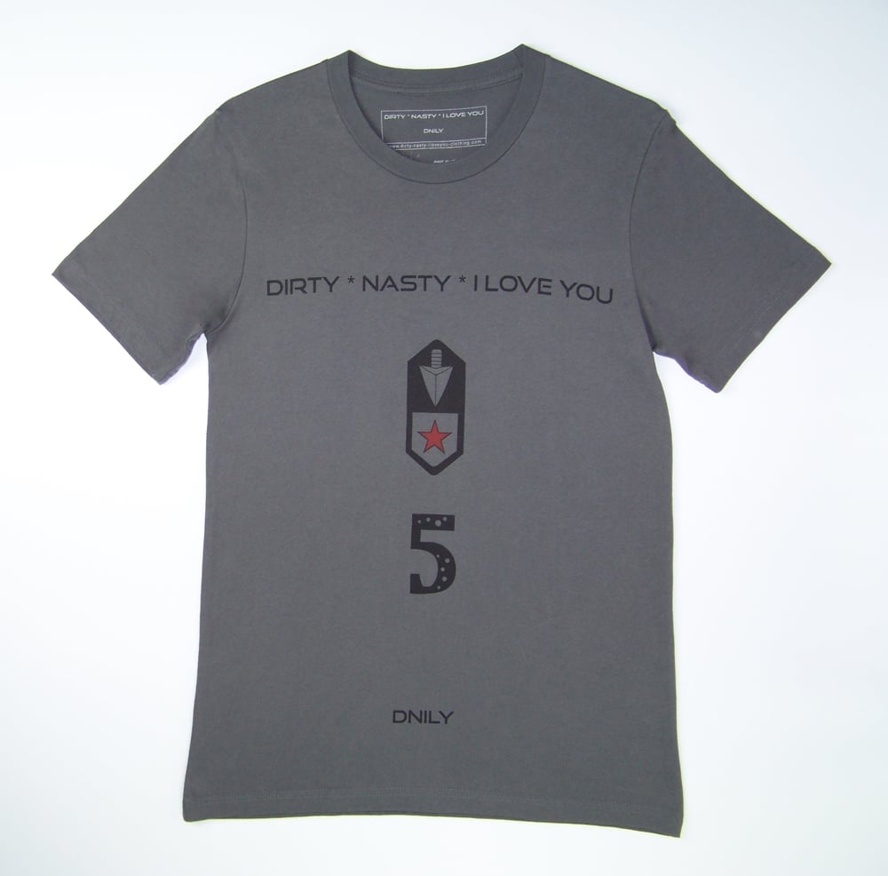 Image of DNILY "AMERICAN MADE" ASPHALT T-Shirt 