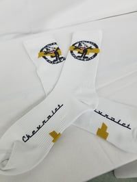 Image 2 of Felix Chevrolet white socks 
