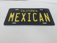 Image 2 of Vintage California Mexican license plate