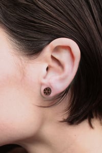 Image 5 of Flower of Life Stud Earrings