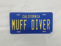 Image 1 of  vintage California muff diver license plate