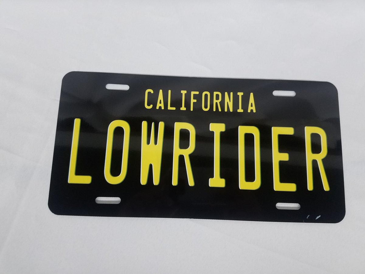 California vintage lowrider license plate Beanies supply & goods