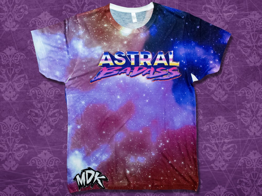 Image of Astral Badass - Logo All Over Print T-Shirt