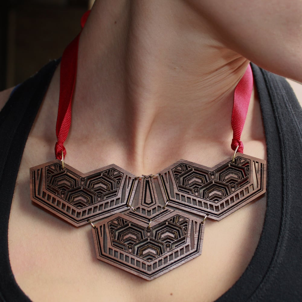 Image of Dragon Scale Statement Necklace