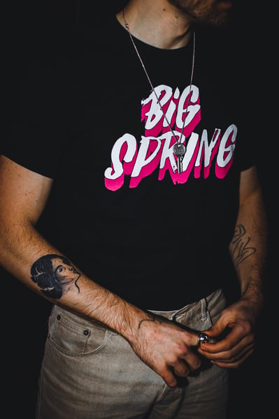 Image of Big Spring OG Pink Logo tee