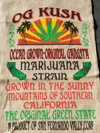 Image 3 of OG Kush marijuana burlap bag