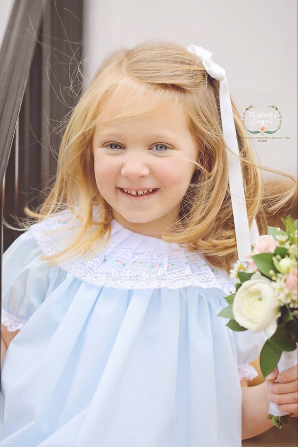 Image of Kensington English Bud Portrait Dress & Bubble