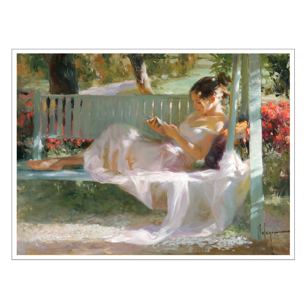 Image of PRINT ON CANVAS "FRENCH SWING"