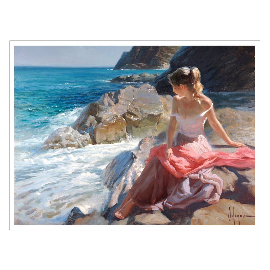 Image of PRINT ON CANVAS "GIRL OF MARTOSSA"