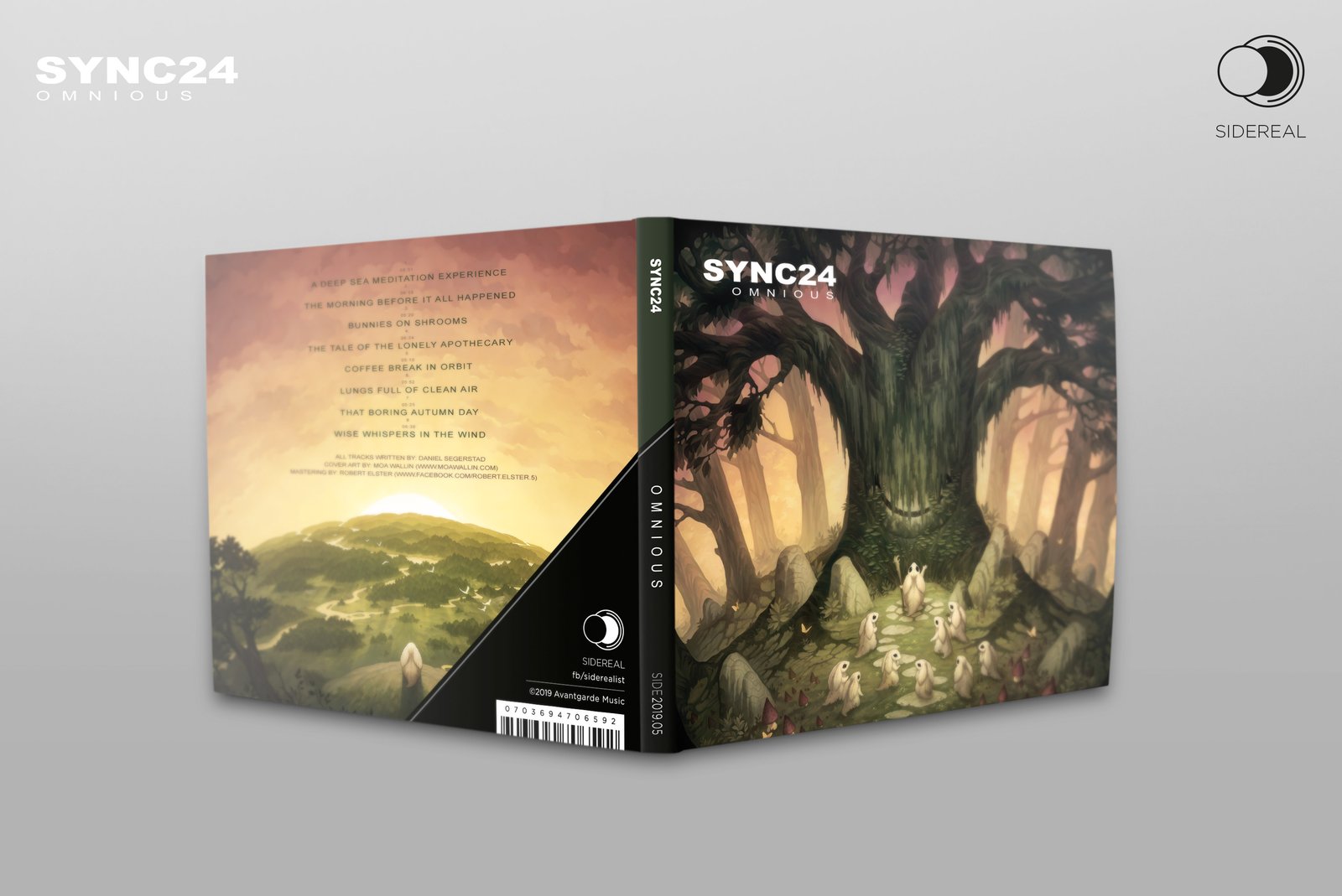 Sync24 'Comfortable Void' digipack CD | sidereal