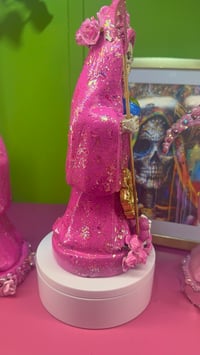 Image 3 of     Pretty in Pink: Santa Muerte