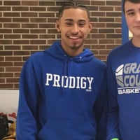 BRAND PRODIGY BOLD HOODIE ROYAL BLUE