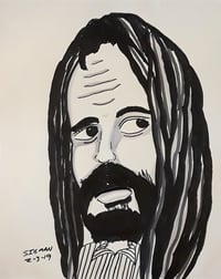 Traditional Black and White Caricature