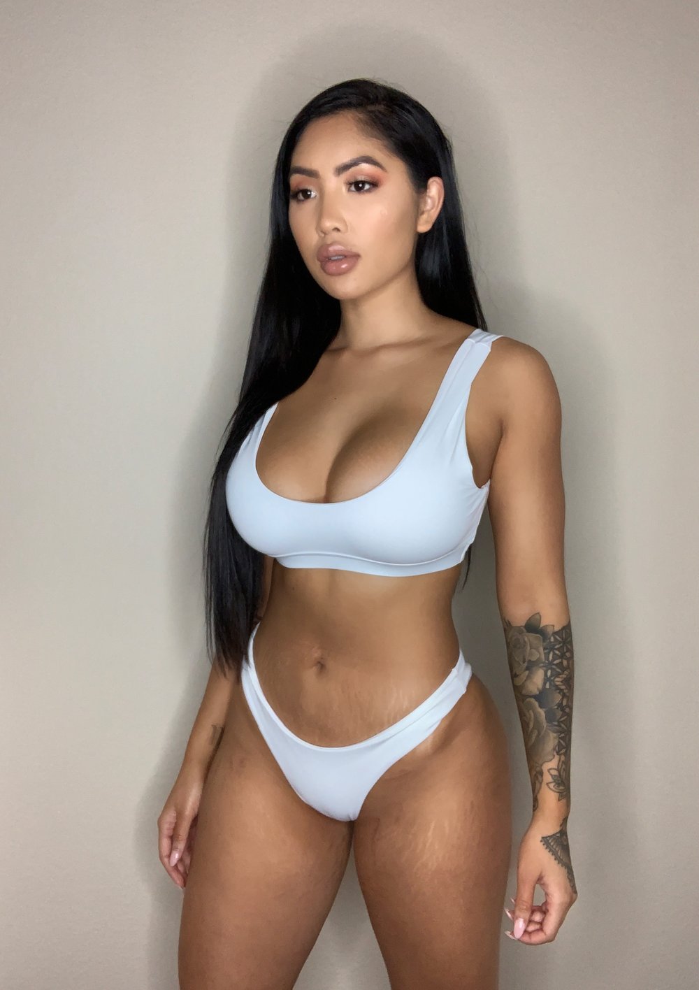 White Seamless Sports Top FINAL SALE