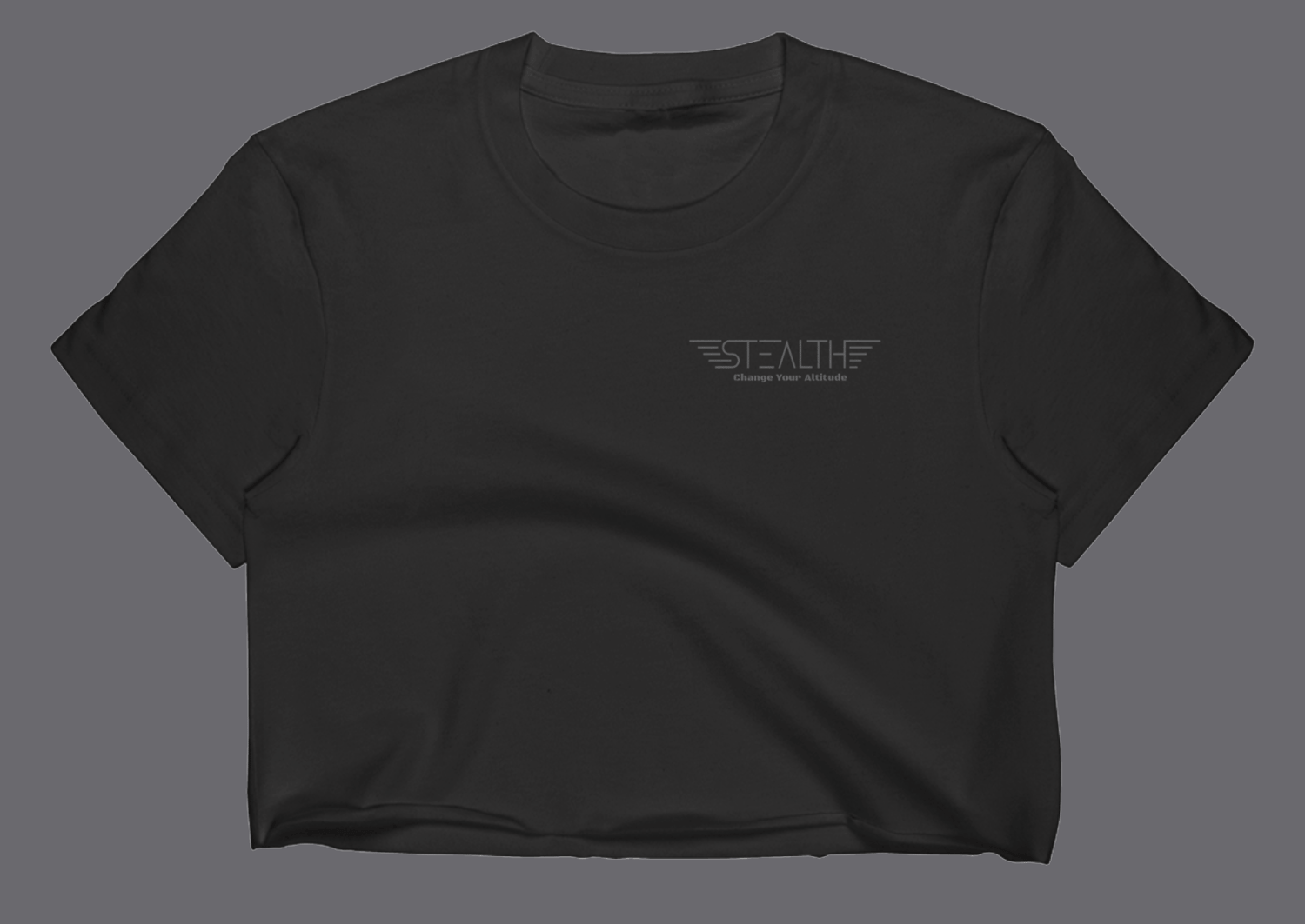 Image of BLACK OUT CROP TOP