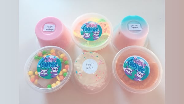 Image of 6 x 100mL slime packs