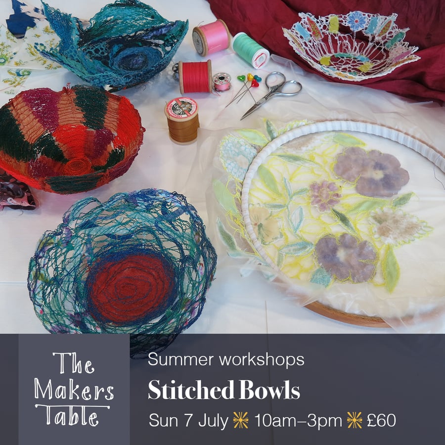 Image of Stitched Bowls Workshop
