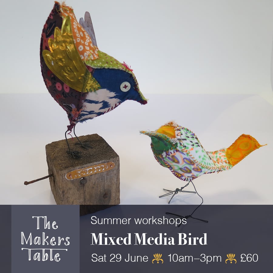 Image of Mixed Media Bird Workshop I