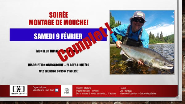 Image of Samedi 9 février 2019- Montage et mouche-Rive Sud