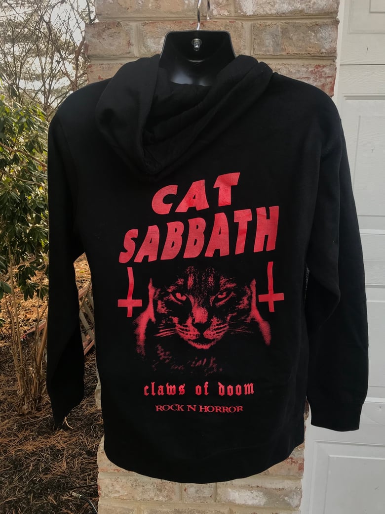 Image of Cat Sabbath Zip Up Hoodie