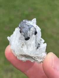 Image 9 of Hübnerite & Fine Quartz Points Specimen | Peru #3060