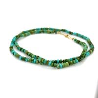 Image 5 of Turquoise Necklace Sonora Gold 18k