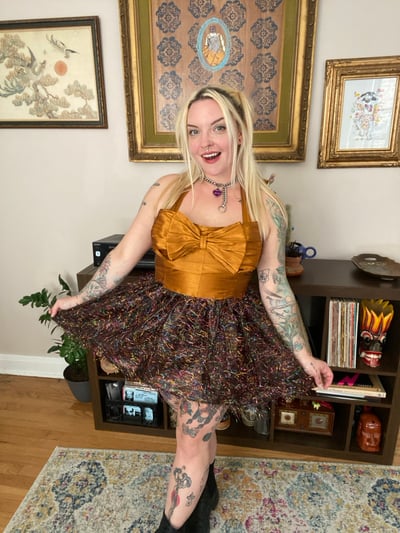 Image of Big Bow Party Dress
