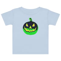 Image 3 of Baby jersey t-shirt - Jack O Lantern Vintage Green-Black