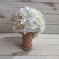 Image 2 of Amanda Bling Bouquet Holder (Available in Silver)