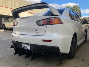 Image of Mitsubishi Evo X rear diffuser